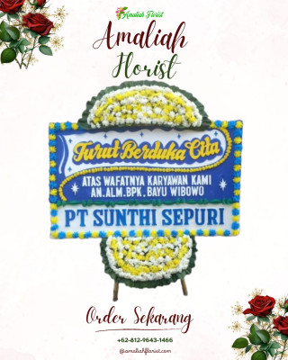 Papan Bunga Duka di Compreng