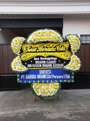 Papan Bunga Duka di Compreng